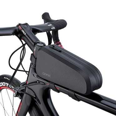 Wxnow Bike Handlebar Bag Bicycle Basket Front Tube Bag with Shoulder Strap